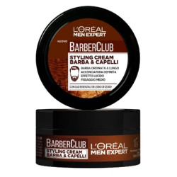 L Oreal Men Expert Barber Club Styling Cream Beard And Hair 75 Ml