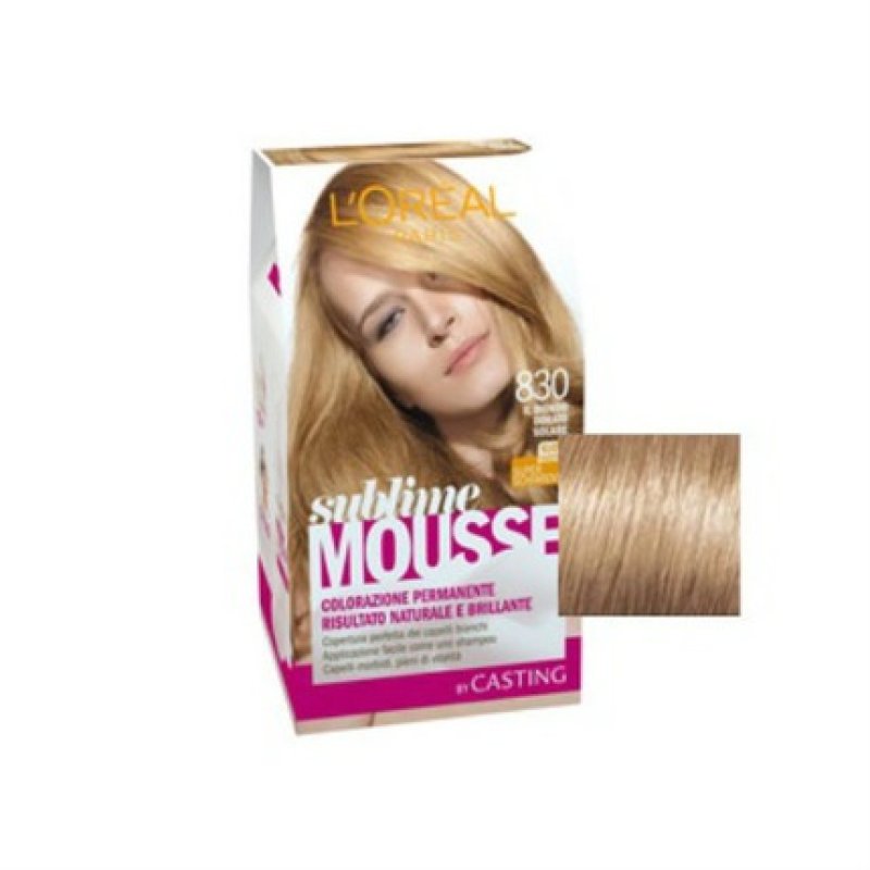 Loral Sublime Mousse Color Golden Blonde Solar No 830