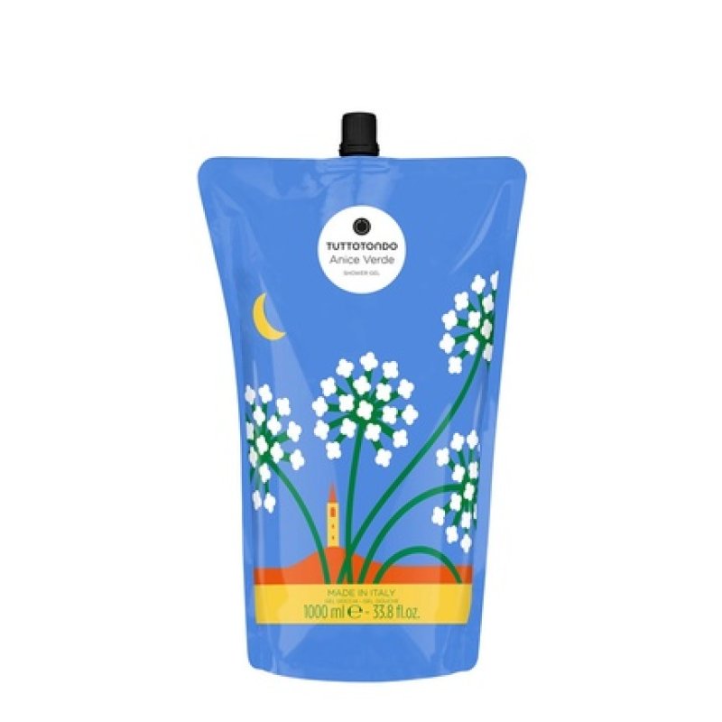 Tuttotondo Anice Verde Shower Gel Refill 1000 Ml