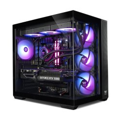 Thermaltake NBB RTX 5080 Black Gaming PC AMD Ryzen 7 9800X3D, 32GB RAM, 2TB SSD, GeForce RTX 5080 (16GB GDDR7), Windows