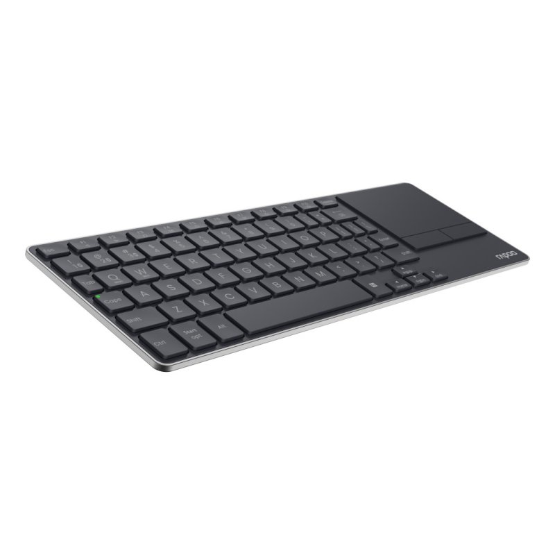 Rapoo E2810M keyboard Office RF Wireless Bluetooth QWERTZ German Dark Grey