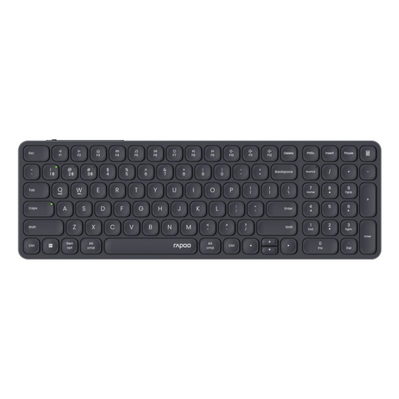 Rapoo E9710M keyboard Office RF Wireless Bluetooth QWERTZ German Dark Grey