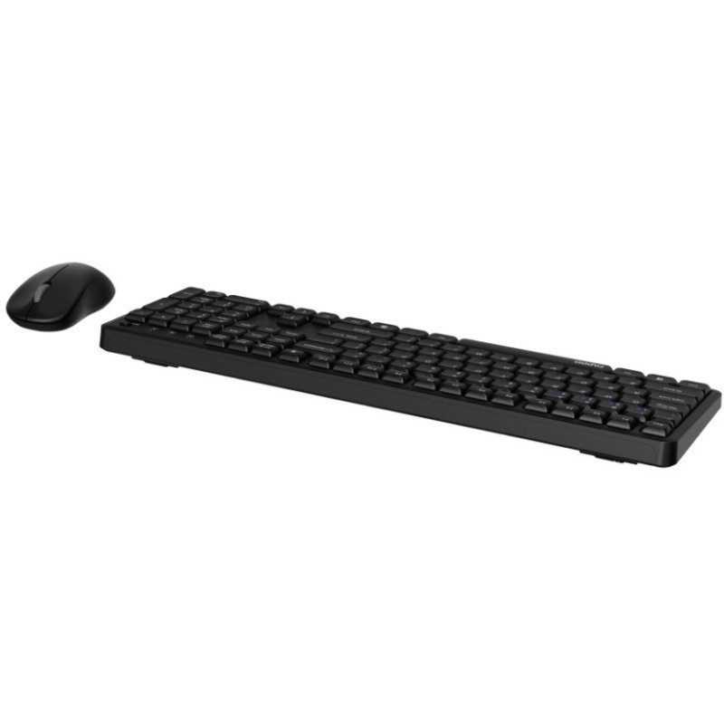 Rapoo 8150M keyboard Mouse included Office RF Wireless Bluetooth QWERTZ German Black