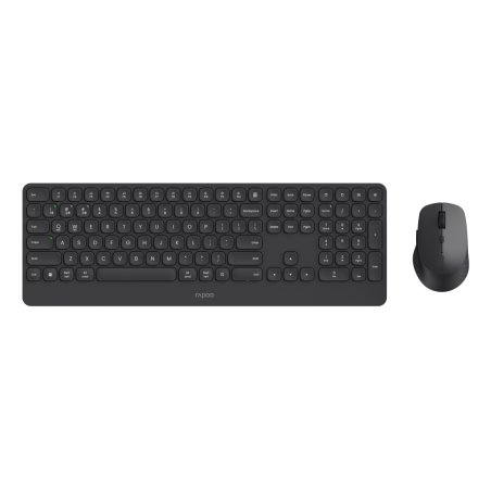 Rapoo 9390M clavier Souris incluse Bluetooth QWERTY Anglais Gris foncé