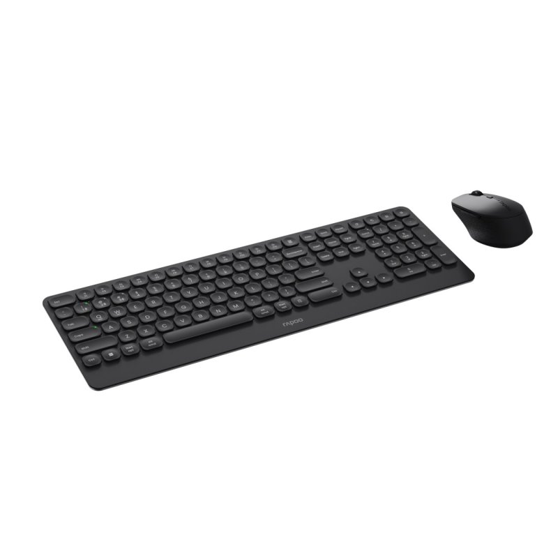 Rapoo 9390M clavier Souris incluse Bluetooth QWERTY Anglais Gris foncé