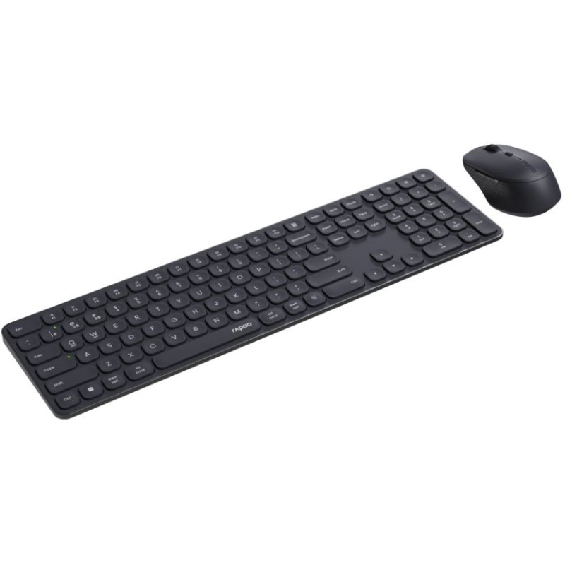Rapoo E9810M Kabellose Multi-Modus Tastatur Schwarz