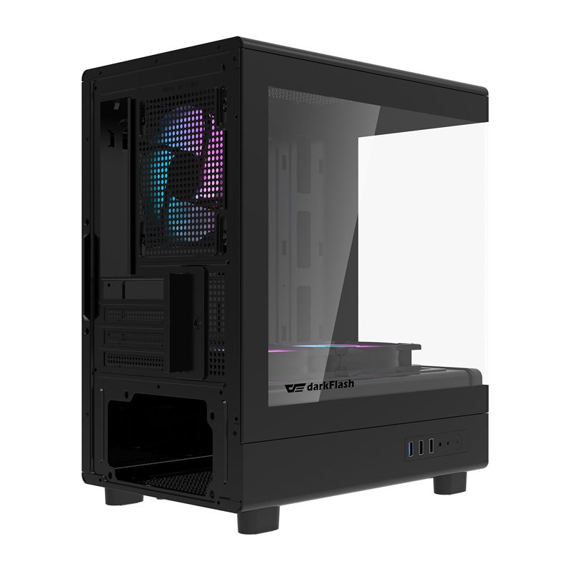DarkFlash DB330M Black Computer Case ( 3 Fans) v2