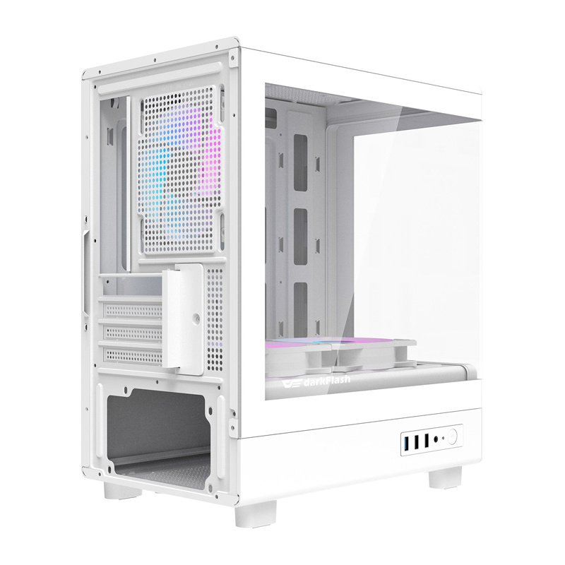 DarkFlash DB330M White Computer Case ( 3 Fans) v2