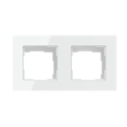 Avatto 2 Socket TS20 light switch frame (white)
