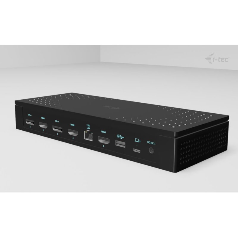 i-tec CA5MONITORDOCKPDIT station d'accueil Avec fil USB 3.2 Gen 1 (3.1 Gen 1) Type-C Noir