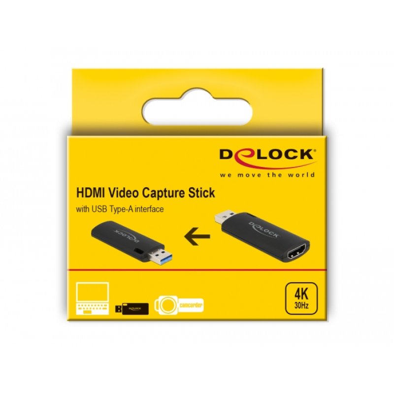 DeLOCK Clé USB Type-A HDMI de capture de vidéo