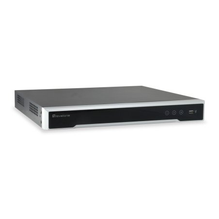 LevelOne GEMINI 8-Channel PoE Network Video Recorder, 8 PoE Outputs, H.265