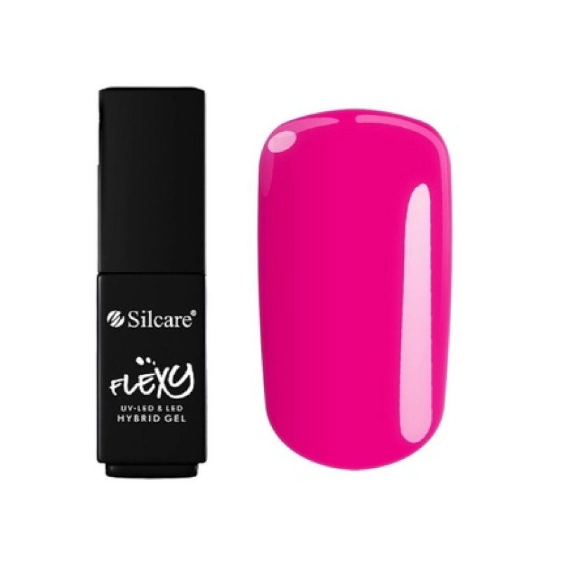 Silcare Flexy Pink Hybrid Nail Polish Magenta 45g