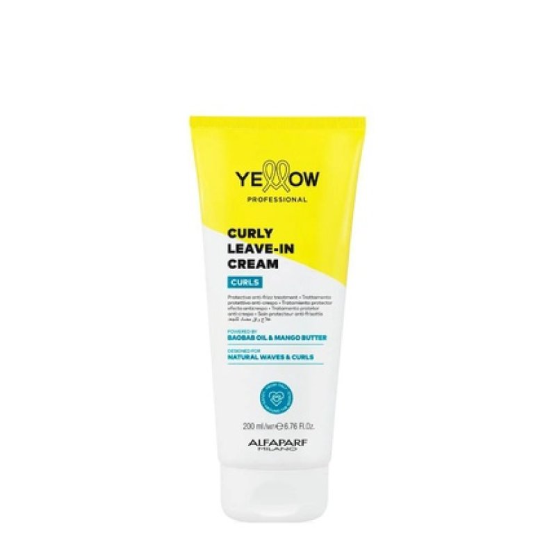 Yellow Professional Curls Leavein Cream Protector 200ml