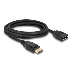DELOCK DisplayPort 1.2 Verlngerungskabel 4K 60Hz 3m