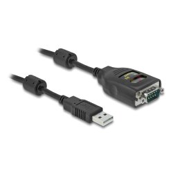DELOCK USB-A 2.0 zu Seriell RS-232 D-Sub 9Pin 2.5kV Galva 2m