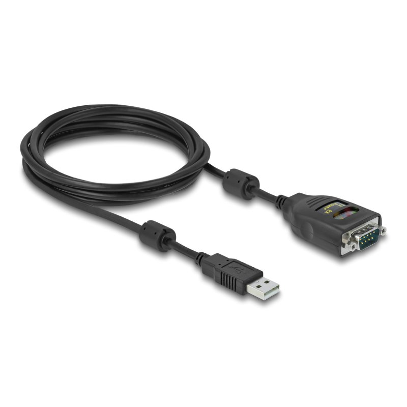 DELOCK USB-A 2.0 zu Seriell RS-232 D-Sub 9Pin 2.5kV Galva 2m