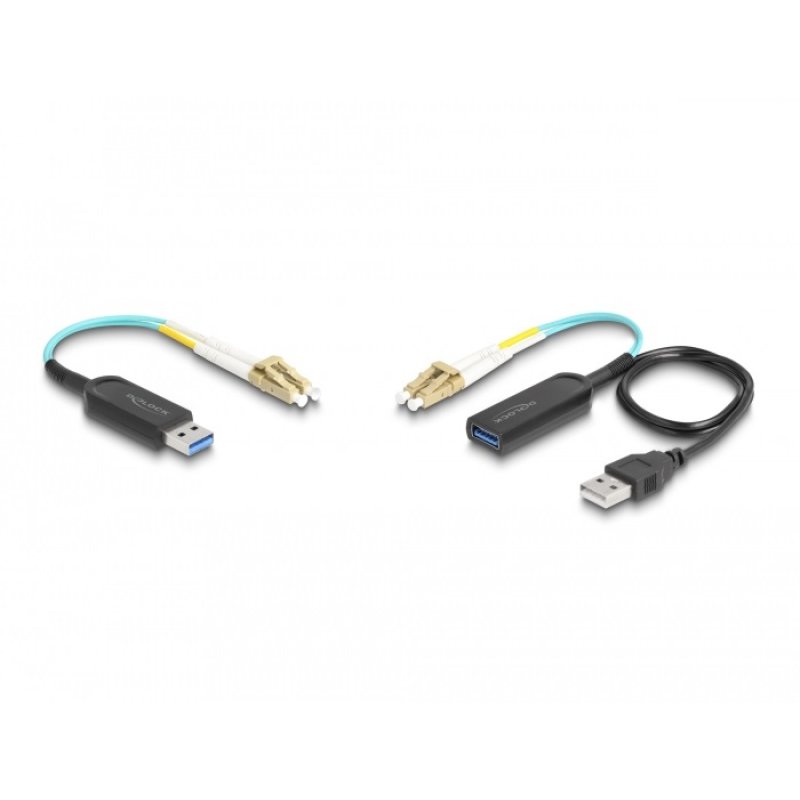 DeLOCK Rallonge USB 10 Gbps Type-A sur câble LC Duplex
