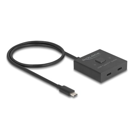 DeLOCK Commutateur 2 en 1 USB 10 Gbps USB Type-C, bidirectionnel, 8K