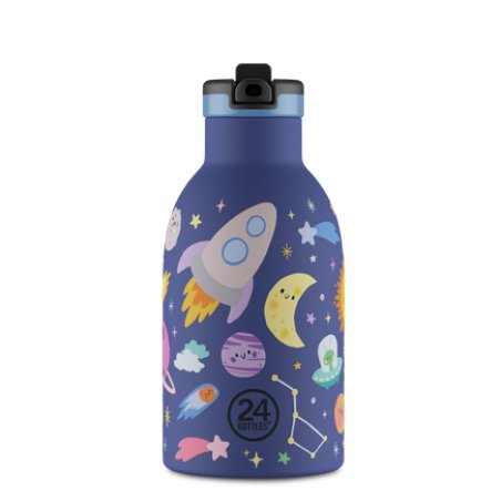 24Bottles Space Friends Daily usage 330 ml Polypropylene (PP), Silicone, Stainless steel Dark Blue