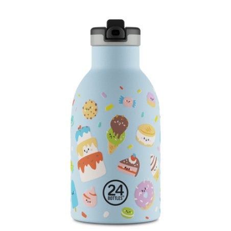 24Bottles Sweet Friends Daily usage 330 ml Polypropylene (PP), Silicone, Stainless steel Light Blue