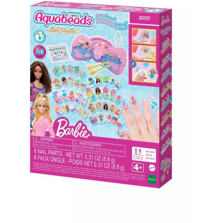 Aquabeads Mon coffret de manucure Barbie