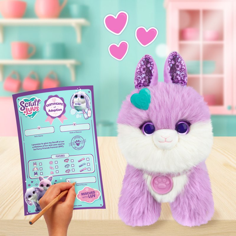 Scruff-a-Luvs - Bunny Pet - Purple (30658)