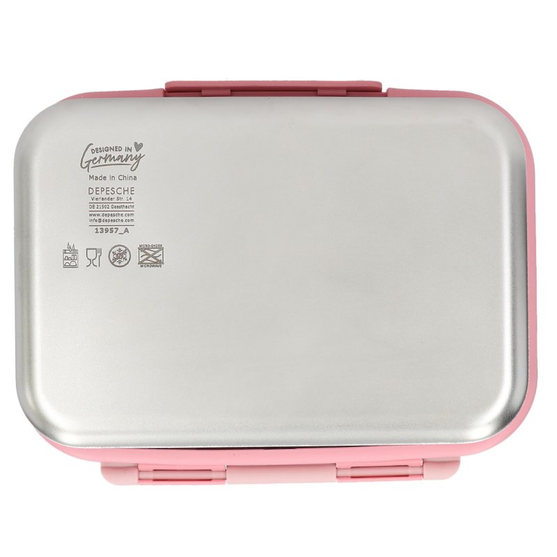 TOPModel Lunchbox Stainless Steel Pink
