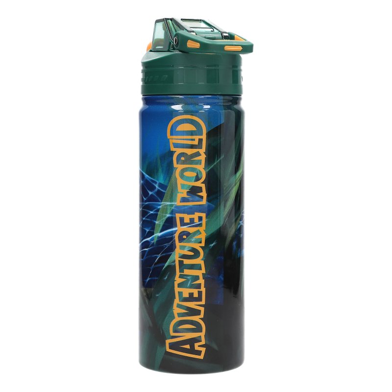 Dino World Action 0413990 gourde Utilisation quotidienne 600 ml Polypropylène (PP), Silicone, Acier inoxydable,