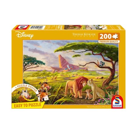 Thomas Kinkade Studios: Disney - The Lion King Remember Who You Are (200 Teile)