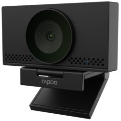 Rapoo XW4KAF Webcam 4K AF, Schwarz Video- Auflösung: 4032×3024P, Doppelmikrofon mit Rauschunterdrückung, USB 3.0,