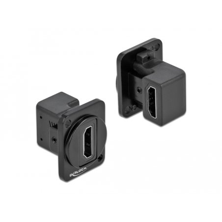 DeLOCK Module D-Type, HDMI-A coudé à 90° femelle à femelle