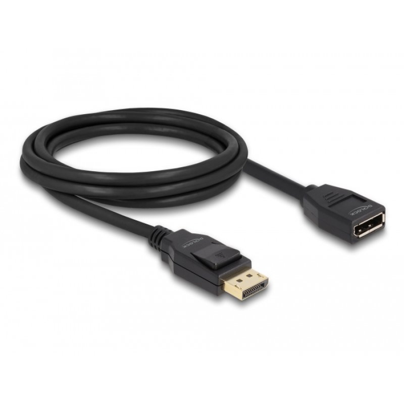 DELOCK DisplayPort 1.2 Verlngerungskabel 4K 60Hz 3m