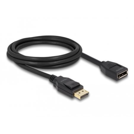 DeLOCK DisplayPort 1.2 extension cable 4K 60 Hz 2 m