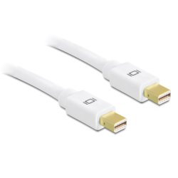 DeLOCK 0.5m, mini Displayport - mini Displayport White