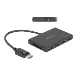 DELOCK DisplayPort 1.4 Splitter 1 x DisplayPort in zu 4 x DisplayPort out