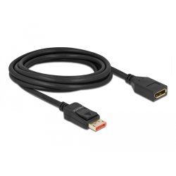 DeLOCK DisplayPort extension cable 8K 60 Hz 3 m