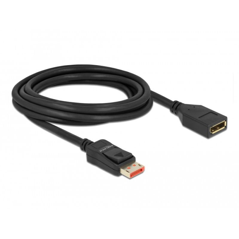 DELOCK DisplayPort Verlngerungskabel 8K 60 Hz 3 m