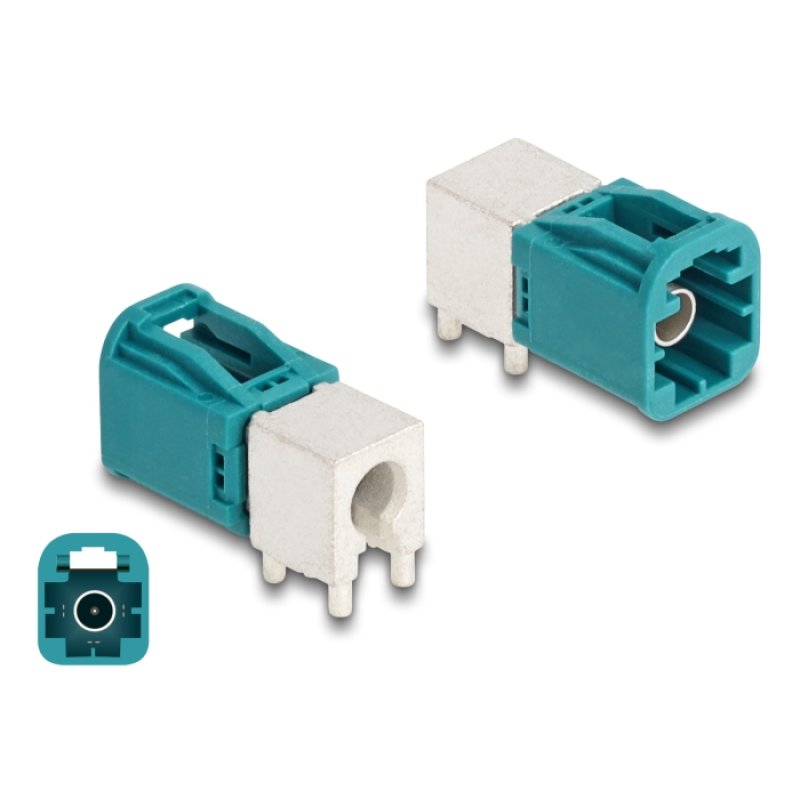 DELOCK Mini FAKRA Stecker single gewinkelt A-Typ PCB