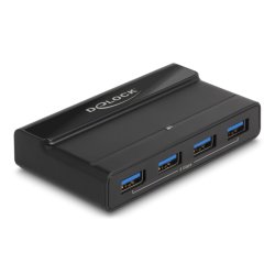 DeLOCK Commutateur USB 5 Gbps 4 appareils et 2 hôtes