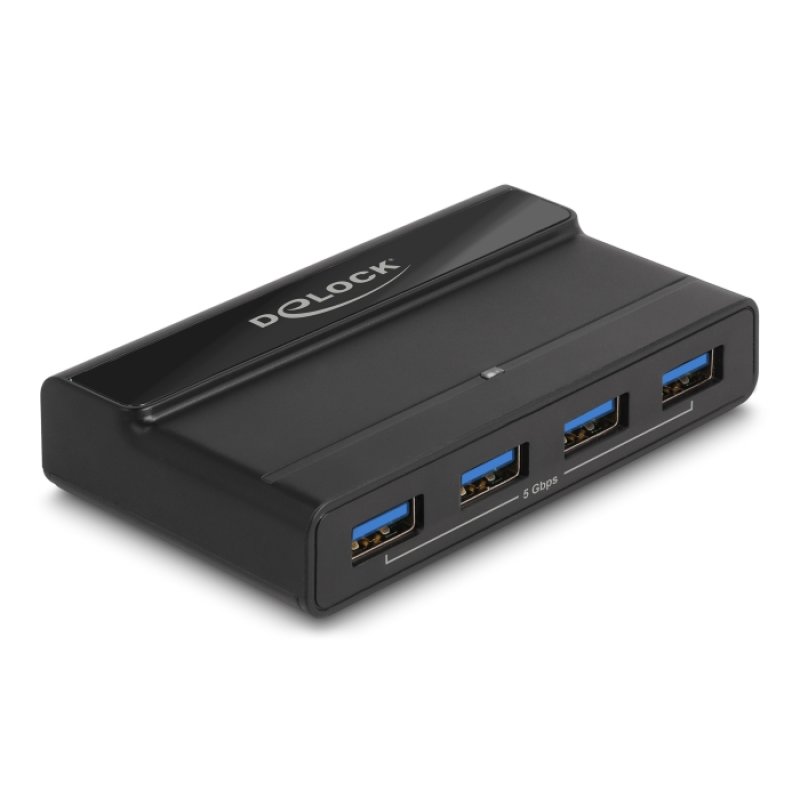 DeLOCK Commutateur USB 5 Gbps 4 appareils et 2 hôtes