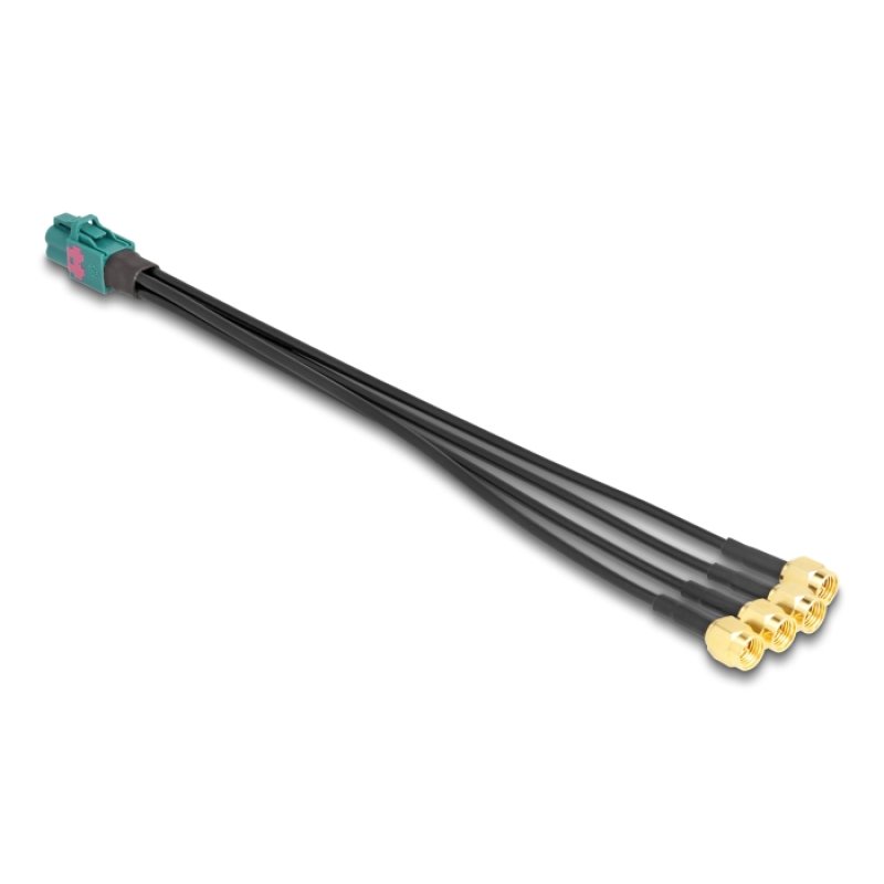 DeLOCK Câble Mini FAKRA Z femelle quad à 4 x SMA mâle