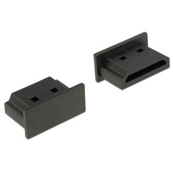 DeLOCK 64030 socket safety cover HDMI A Black 10 pc(s)
