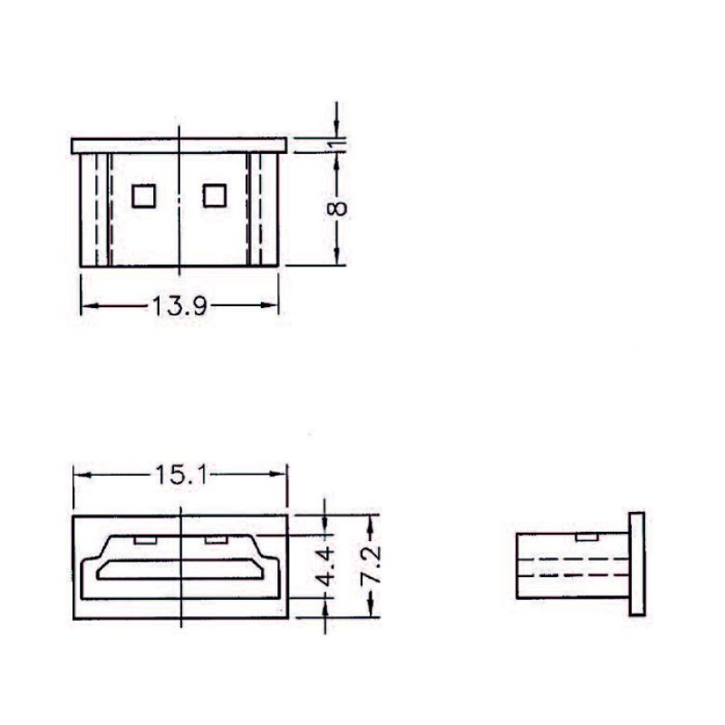 DeLOCK 64030 socket safety cover HDMI A Black 10 pc(s)