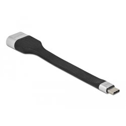 DELOCK FPC Flachbandkabel USB Type-C zu HDMI DP Altmode 4K 60Hz 14cm