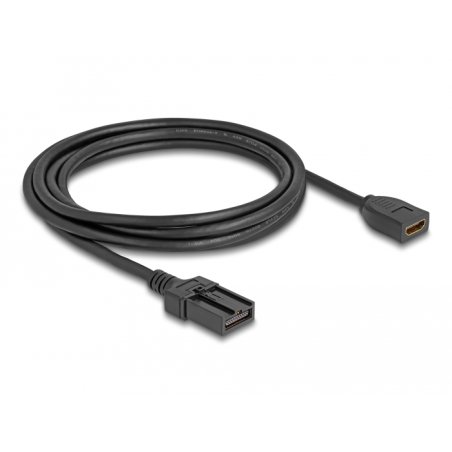 DeLOCK Câble automobile HDMI-A femelle à HDMI-E mâle, 3 m, 4K 60 Hz