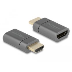DELOCK HDMI Adapter Stecker zu Buchse 8K 60Hz magnetisch
