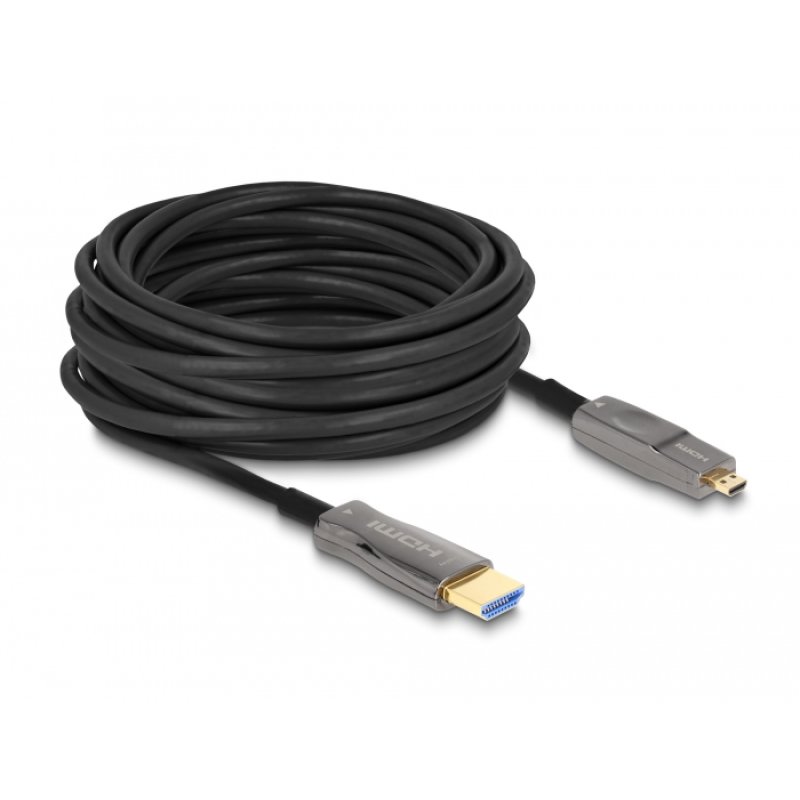DeLOCK Câble optique HDMI Active Optical 5 en 1, 8K, 60 Hz, 25 m
