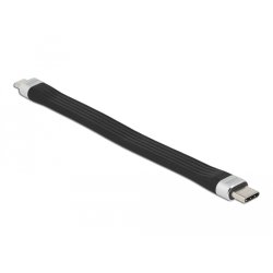 DELOCK USB 2.0 FPC Flachbandkabel USB Type-C zu USB Typ Micro-B 13.5 cm PD 3 A