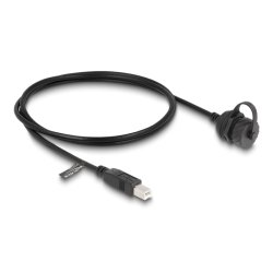 DELOCK Kabel USB 2.0 Typ-B St zu USB 2.0 Typ-B Bu einbau